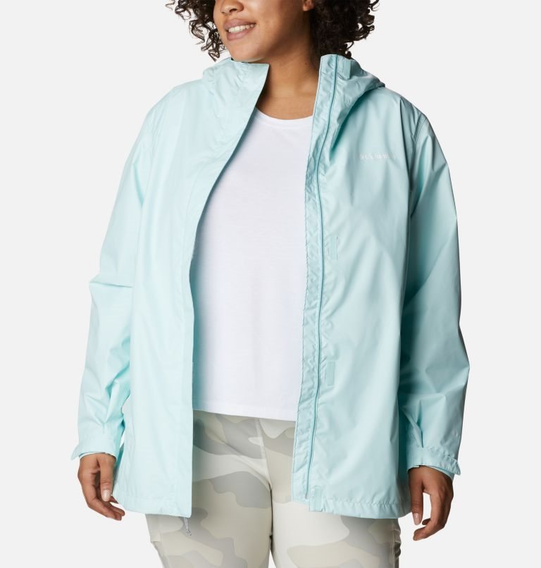 Jacheta Columbia Arcadia II Dama Turcoaz | Plus Size NKAM91S0Z